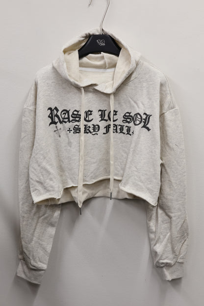 25-920 Logo Crop Hoodie  A349