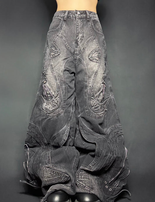 Steel Wide Pants A332