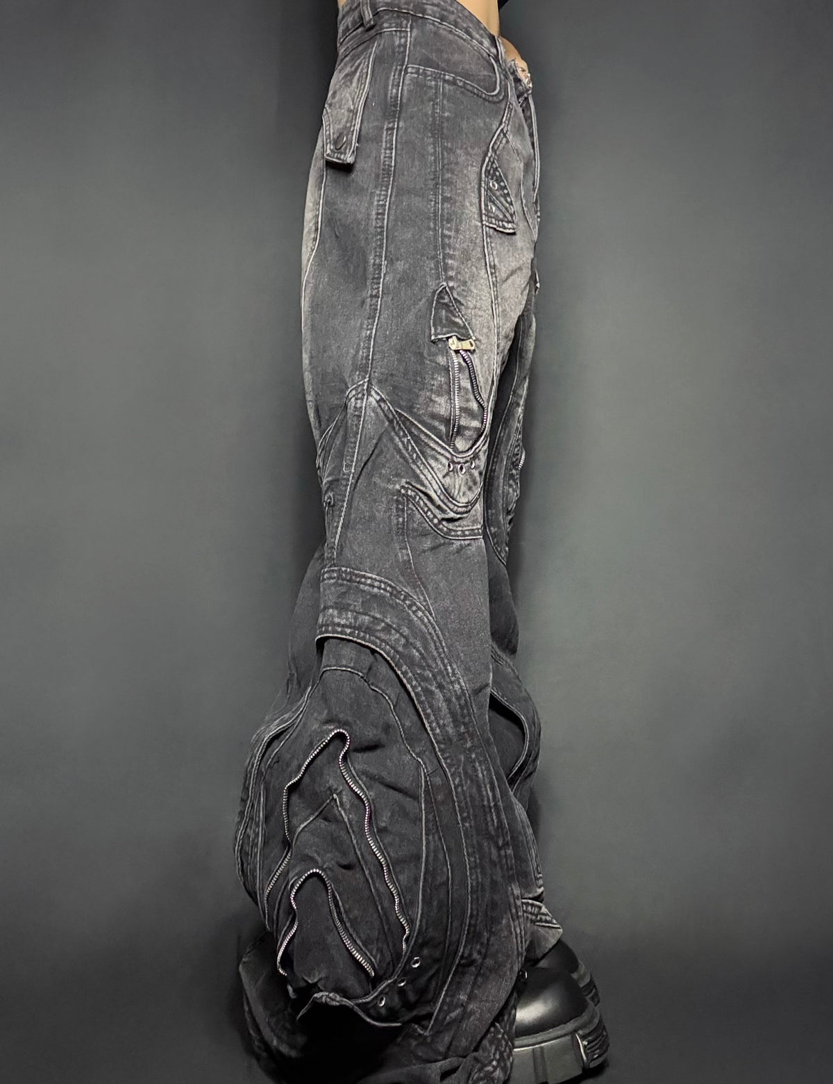 Steel Wide Pants A332