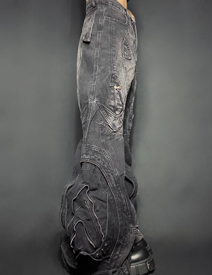 Steel Wide Pants A332