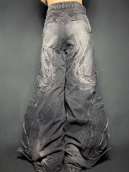 Steel Wide Pants A332