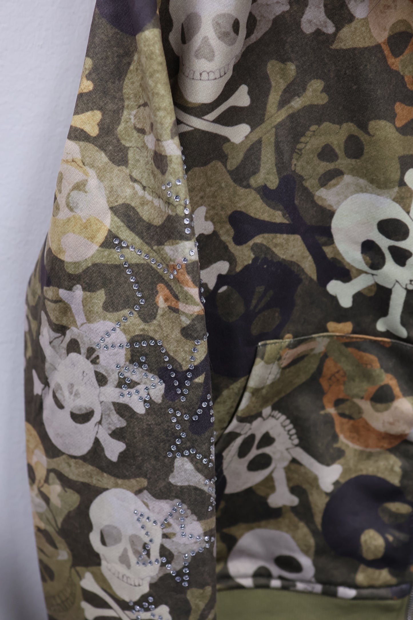 25-940 Skull Camo Fur Jacket  A346