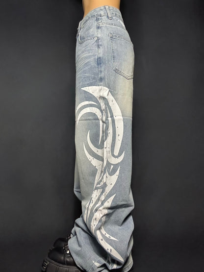 side graph denim A13