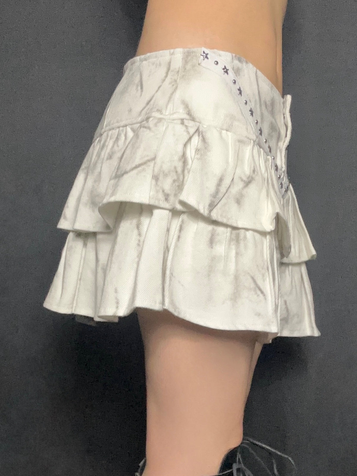 Layer Cargo Mini Skirt A505