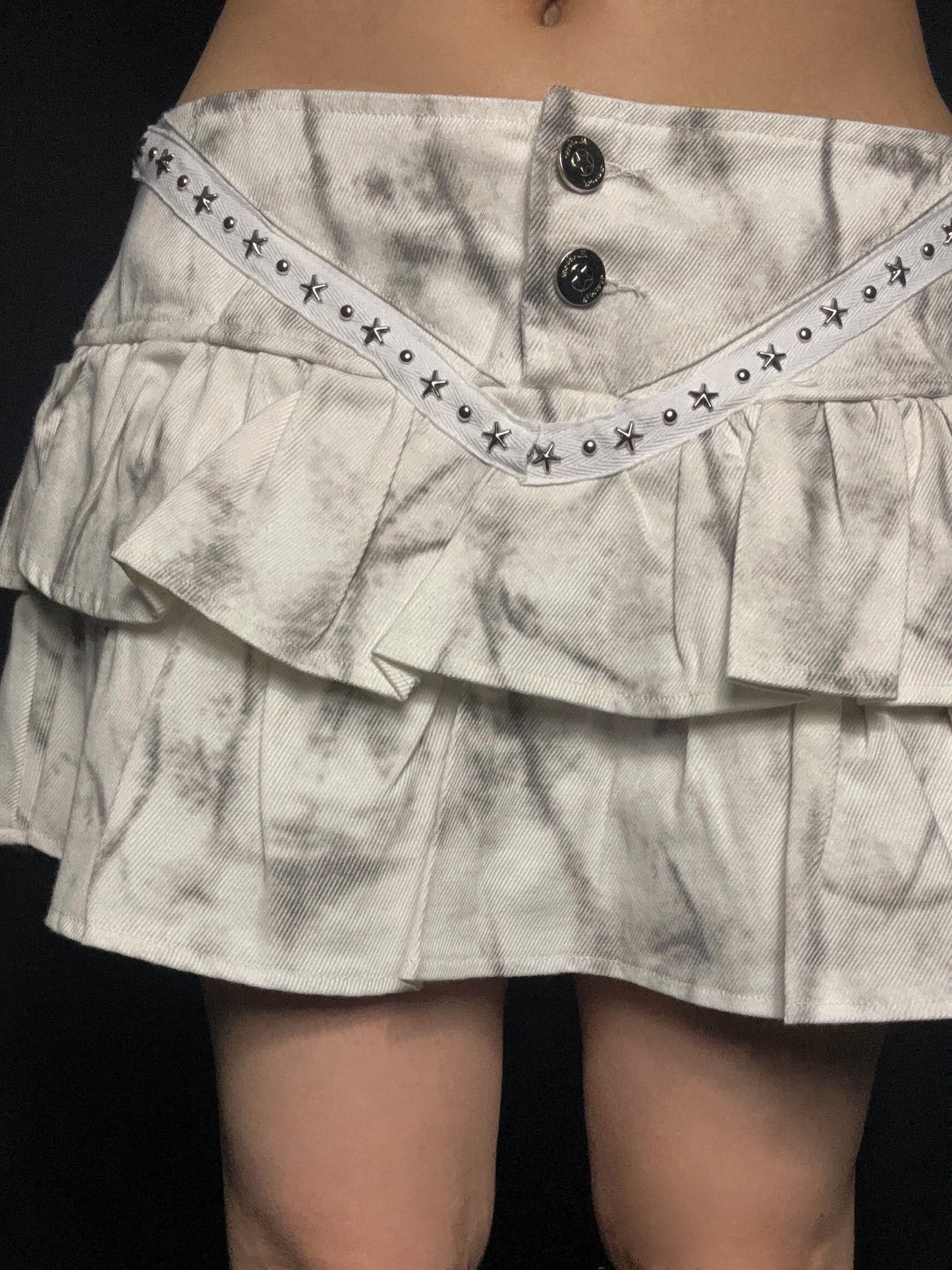 Layer Cargo Mini Skirt A505