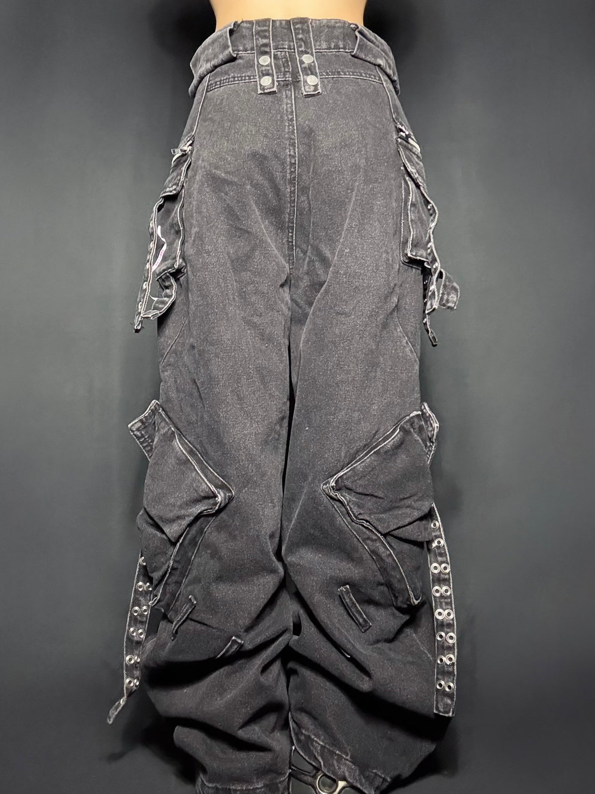 zip pocket cargo denim A3