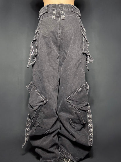 zip pocket cargo denim A3