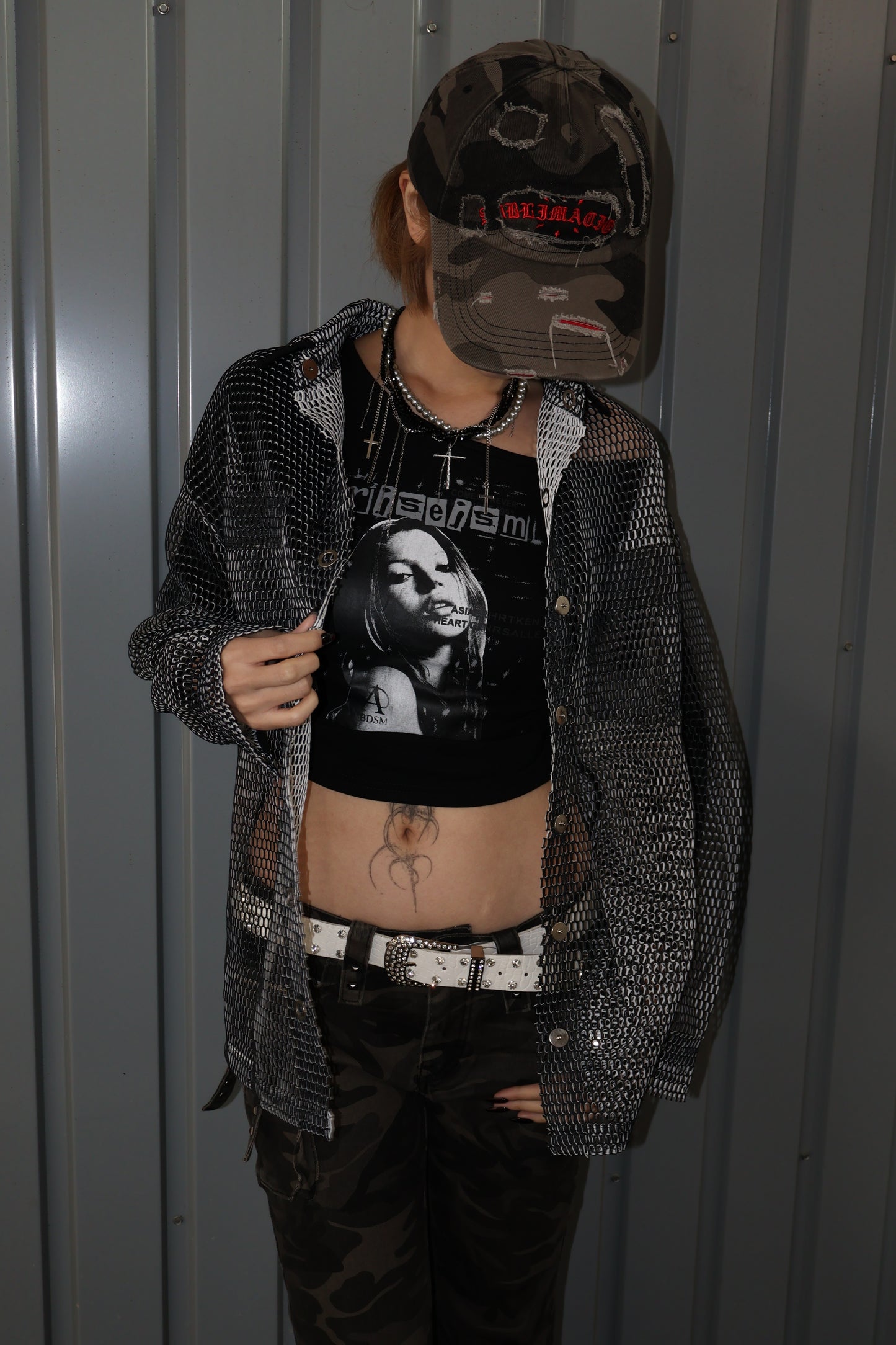 perforated shirts A307