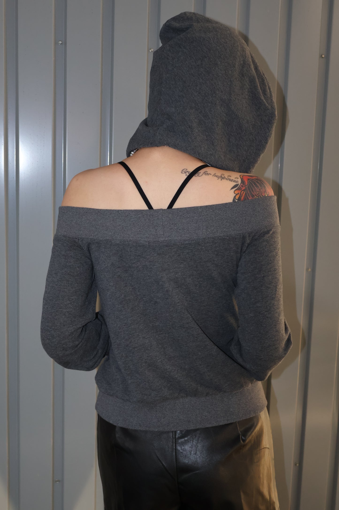 25-938 Drape Zip Hoodie A384