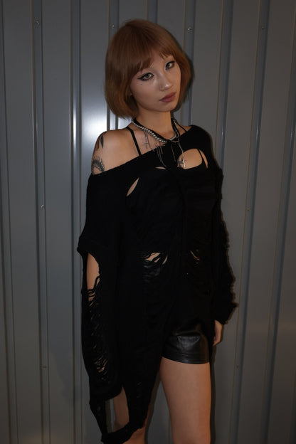 Shred Knit Top A318