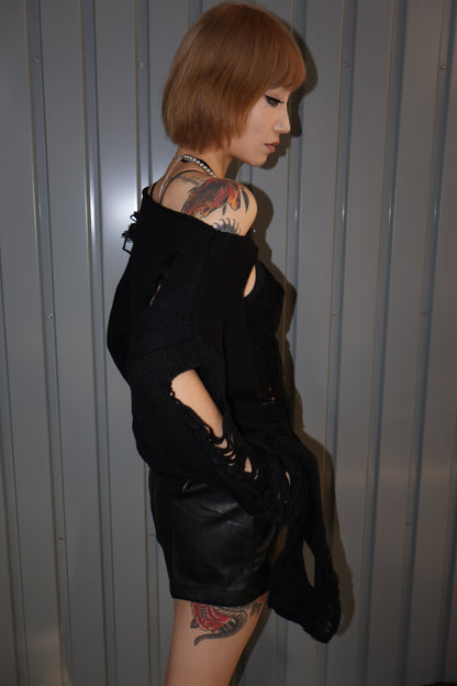 Shred Knit Top A318