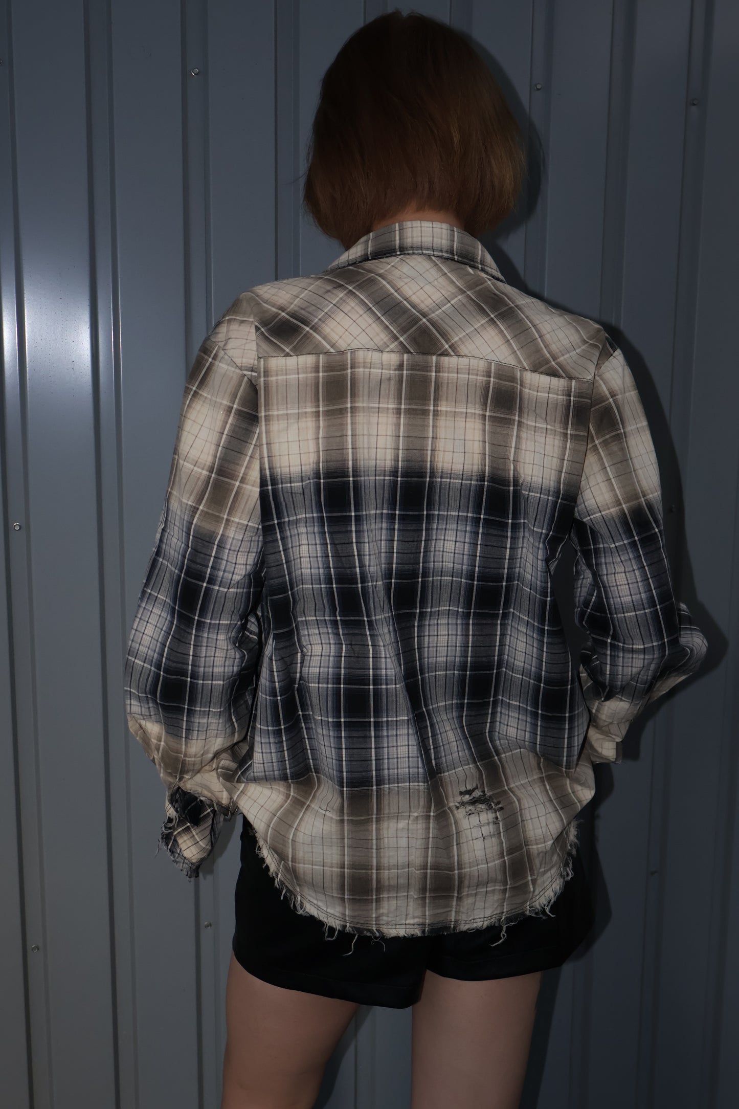 bicolor checkshirt A305