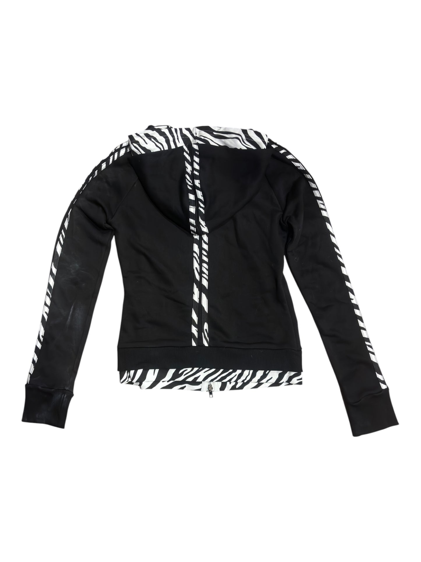 Zebra Trim Zip Hoodie  A696
