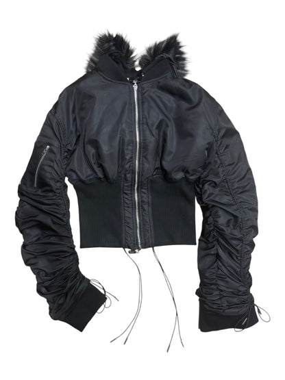 Fur Hood MA-1 Jacket A697
