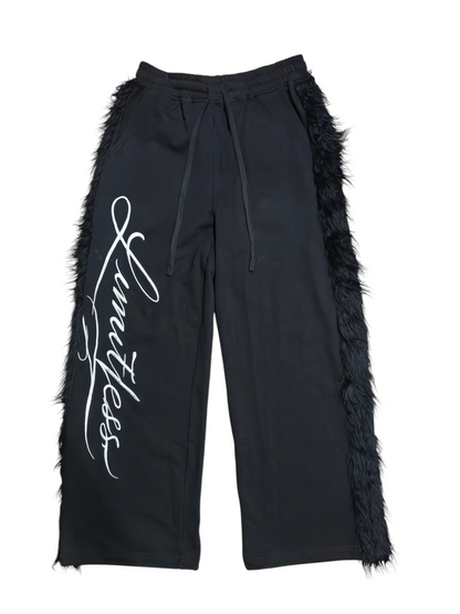 Fur Sleeve Zip Set up A699