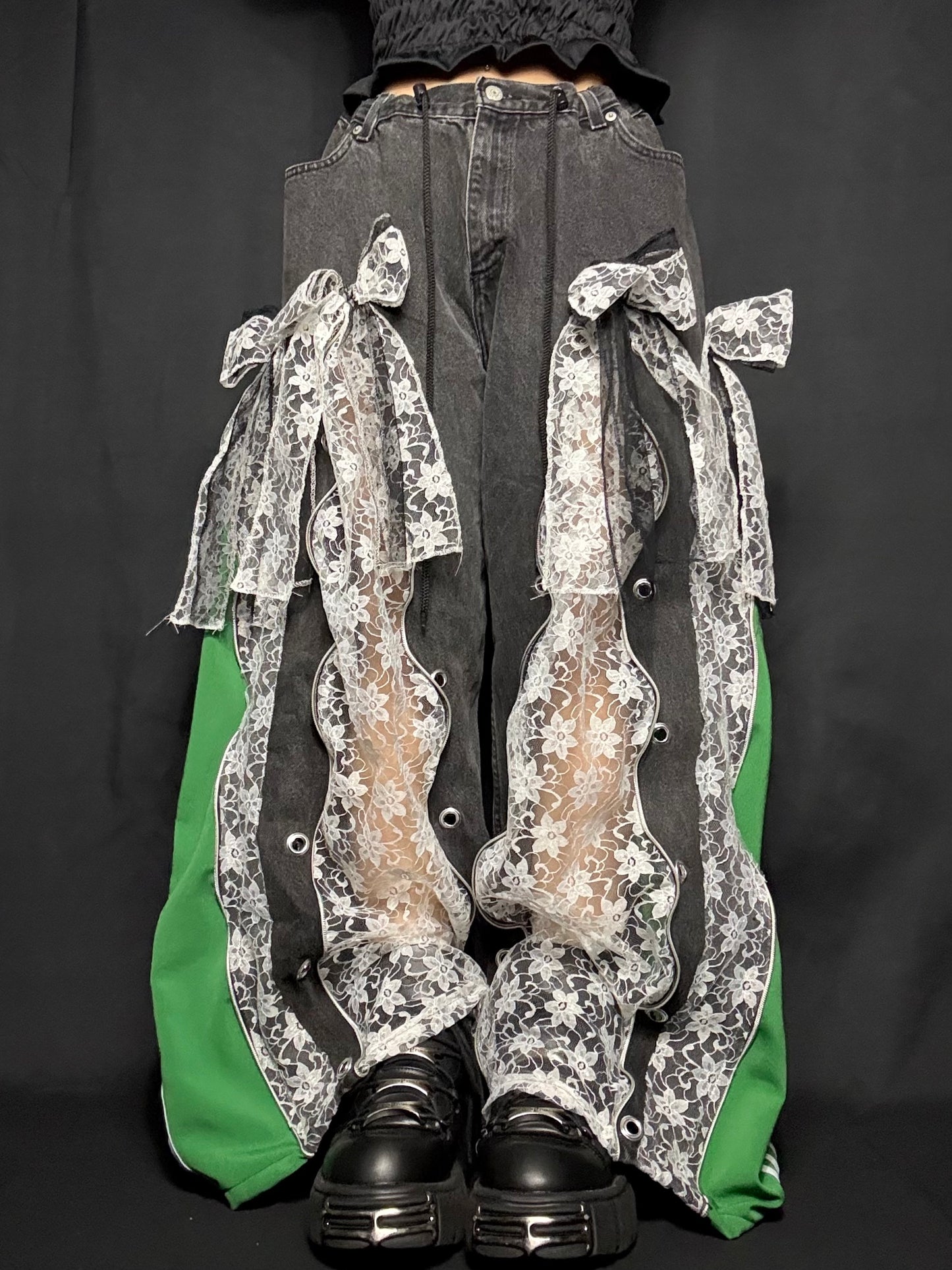 1618 remake ribbon denim_RA837
