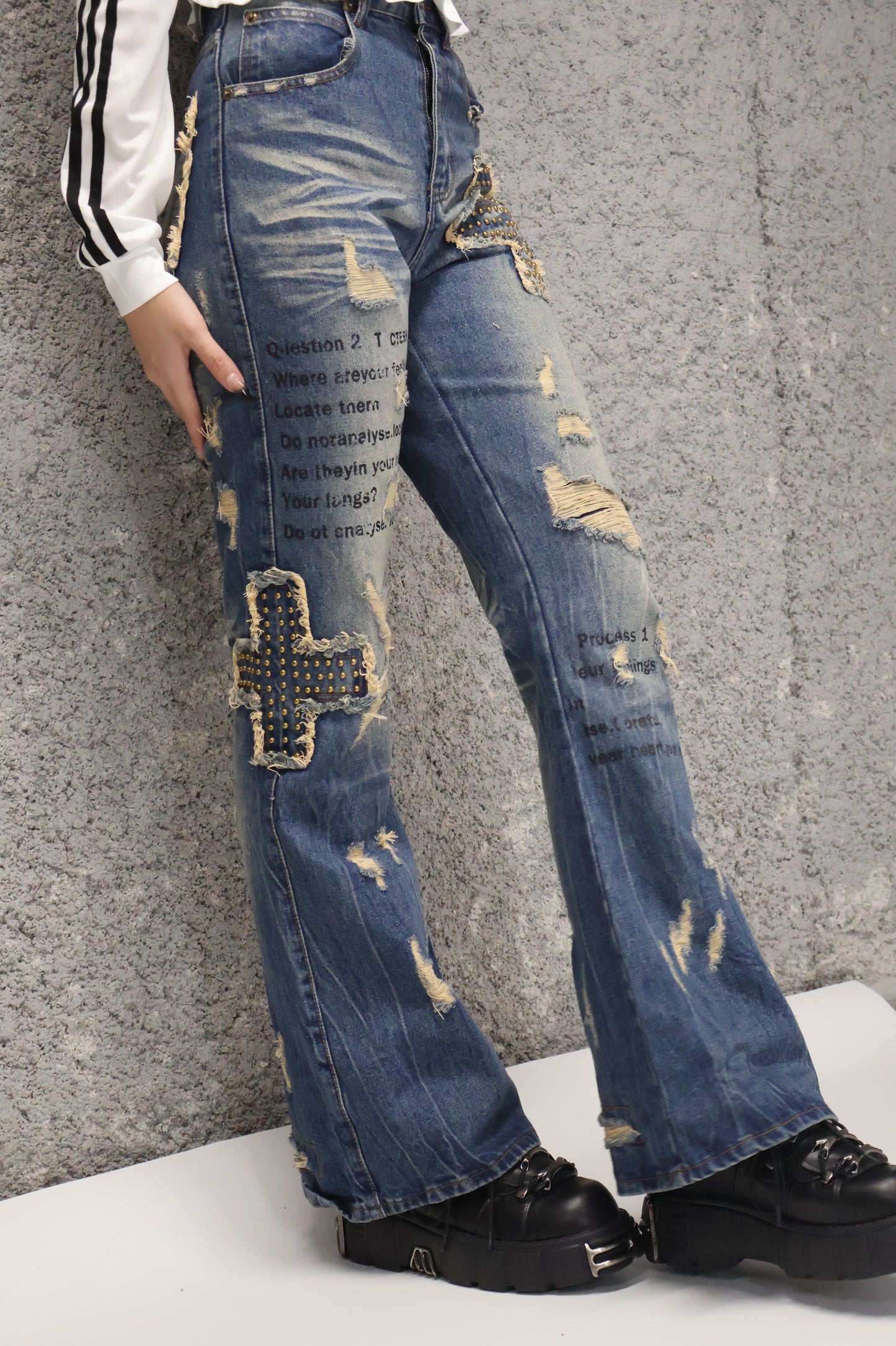 Faith Destroy Denim A279