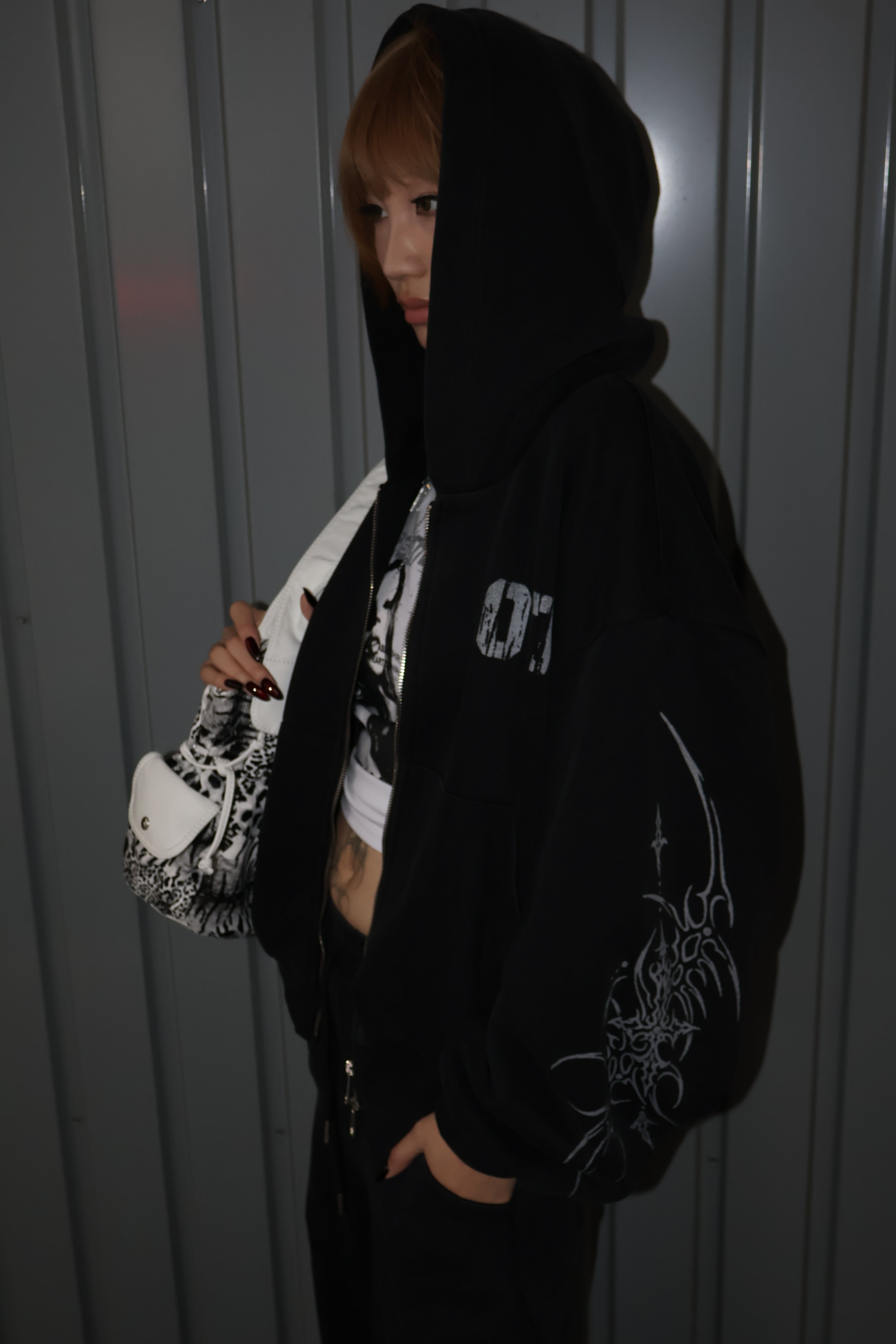 Acid Fade Zip Hoodie A313 – 1618