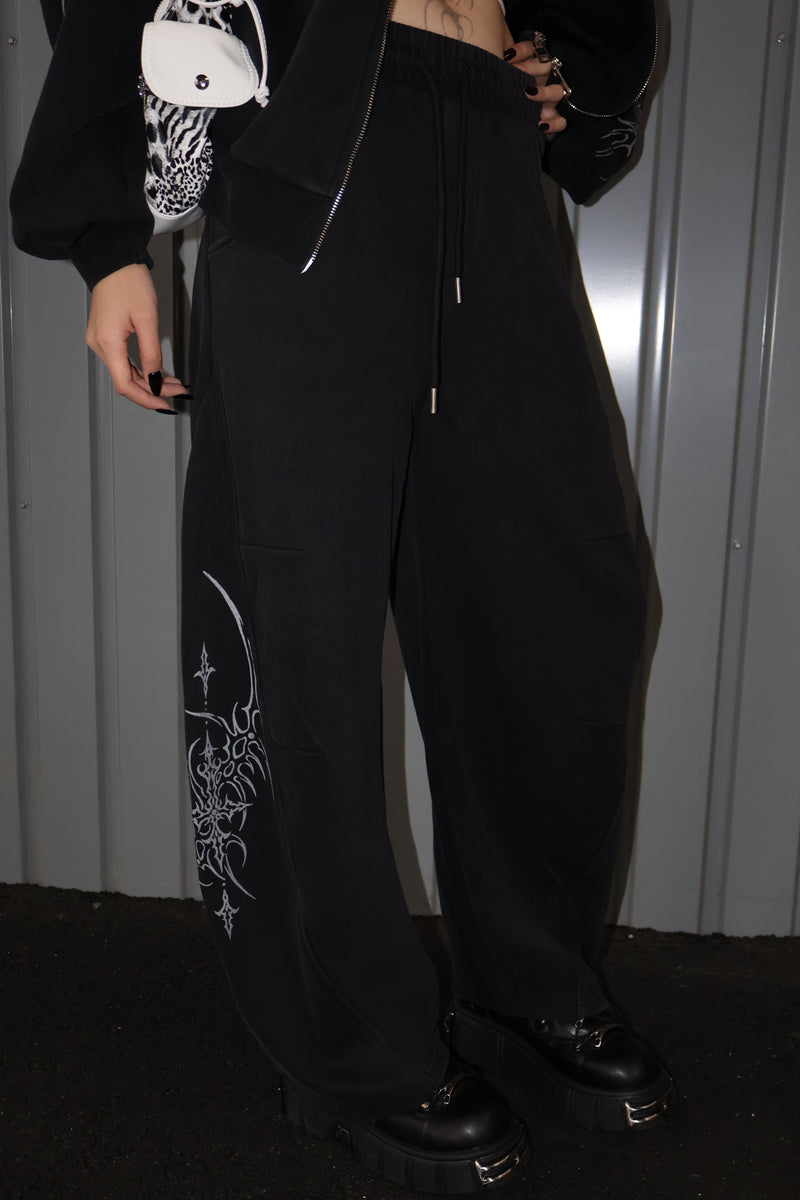 Acid Fade Cargo Sweatpants  A335