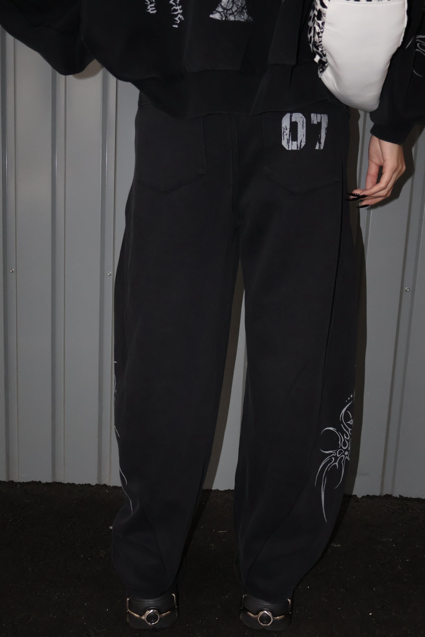 Acid Fade Cargo Sweatpants  A335