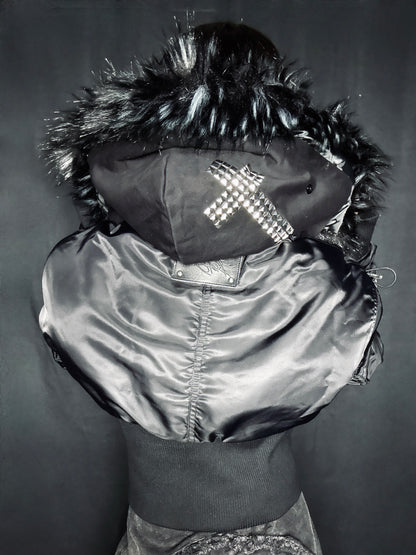 Fur Hood MA-1 Jacket A697