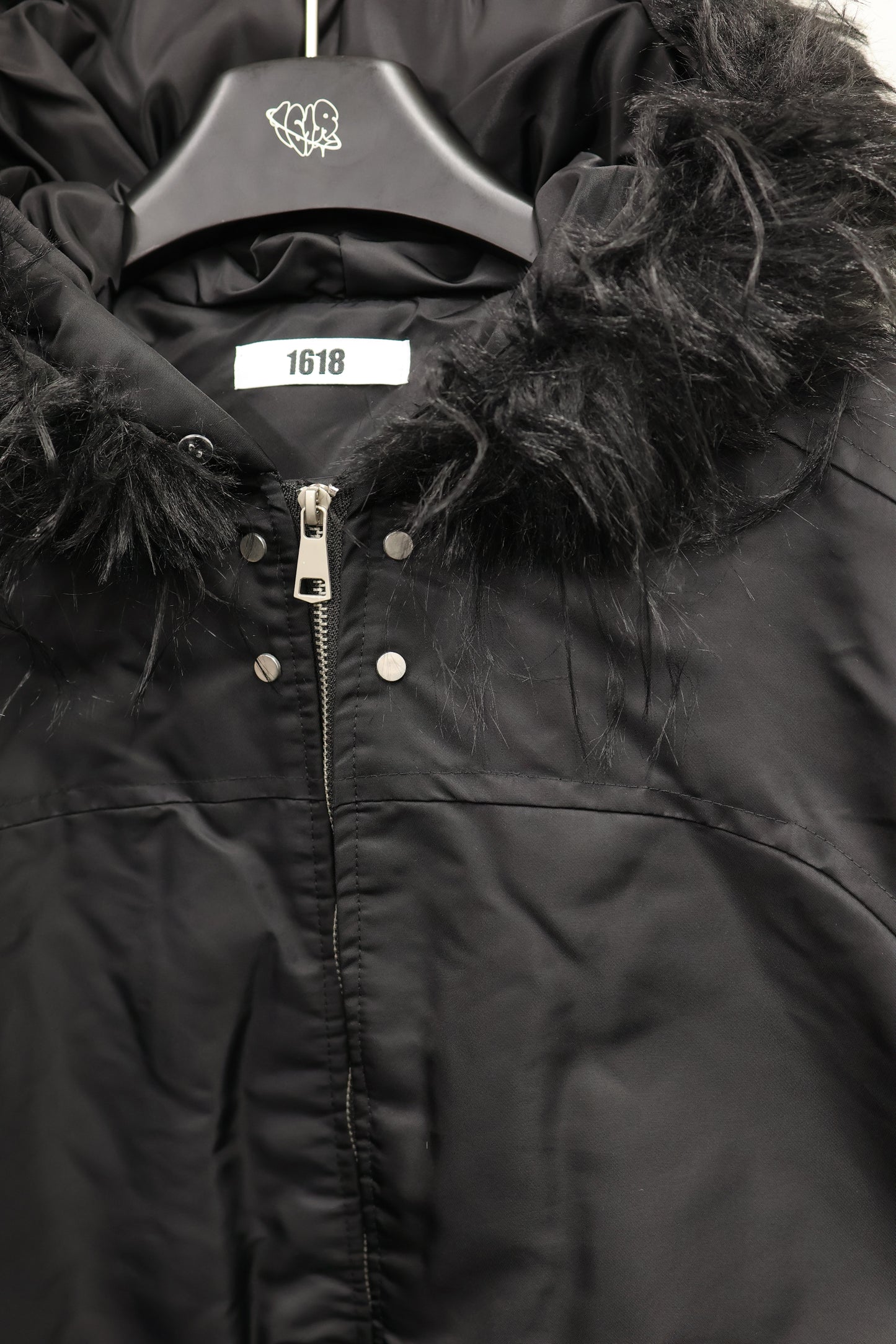 24-K46 arm gather fur jacket A362