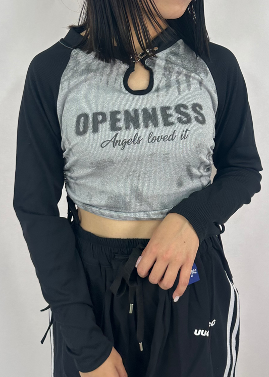 open neck L/S