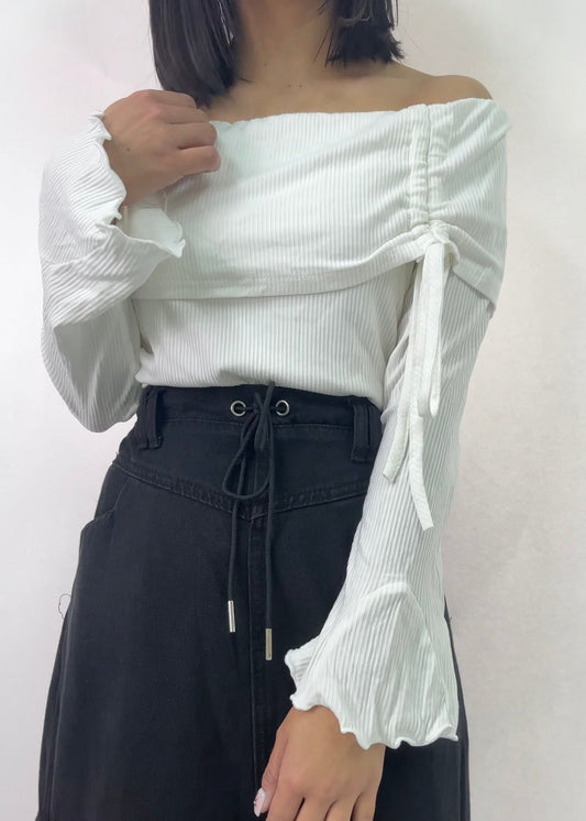 offshouldernribbon tops