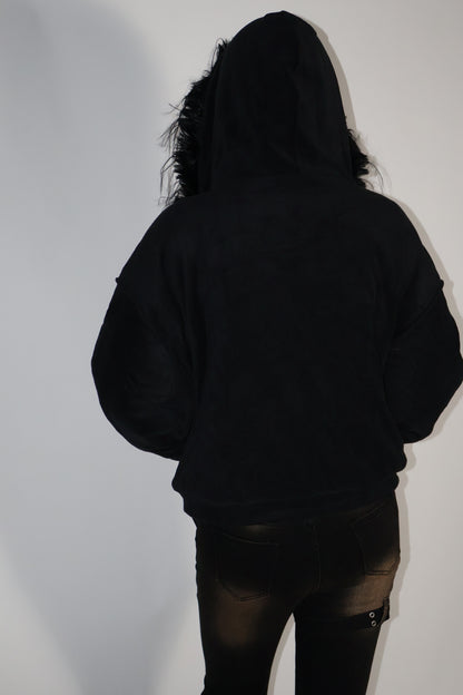 24-K46 velvet fur jacket A361
