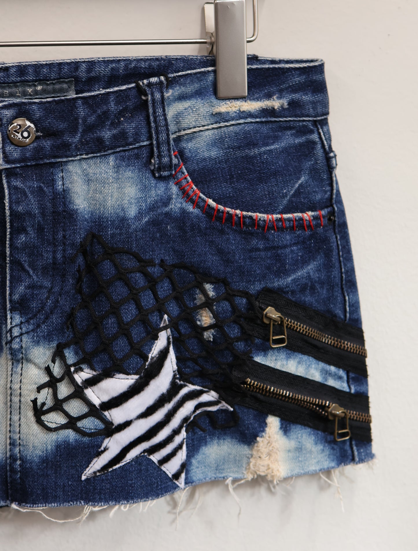 1618 remake denim skirt_RA181