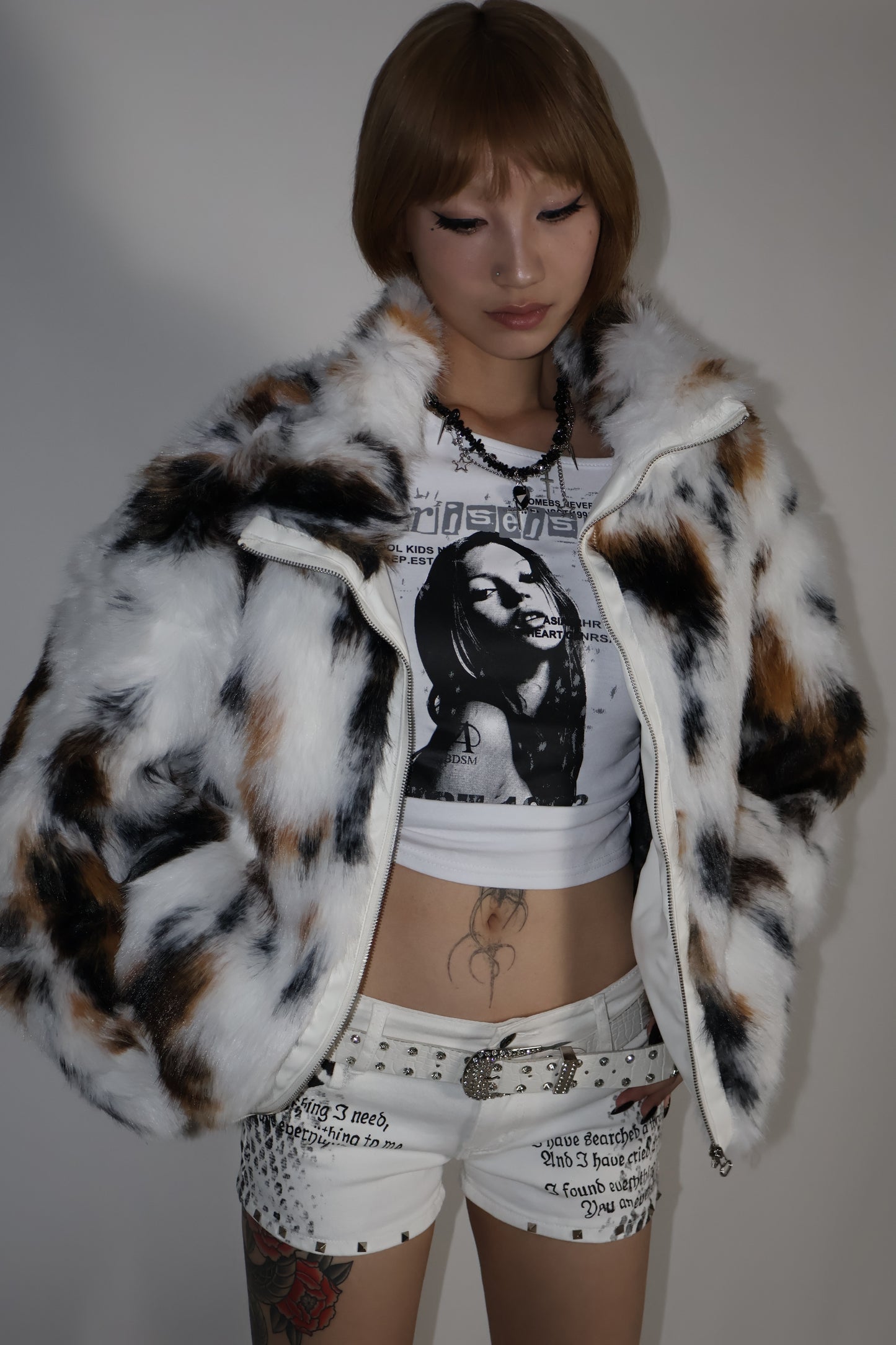 brown mix fur outer A367