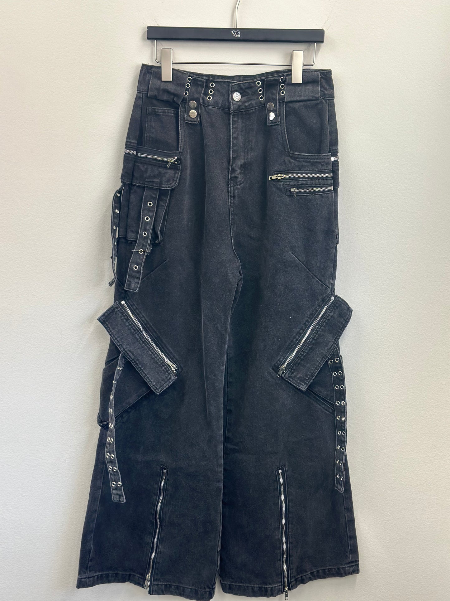 zip pocket cargo denim A3