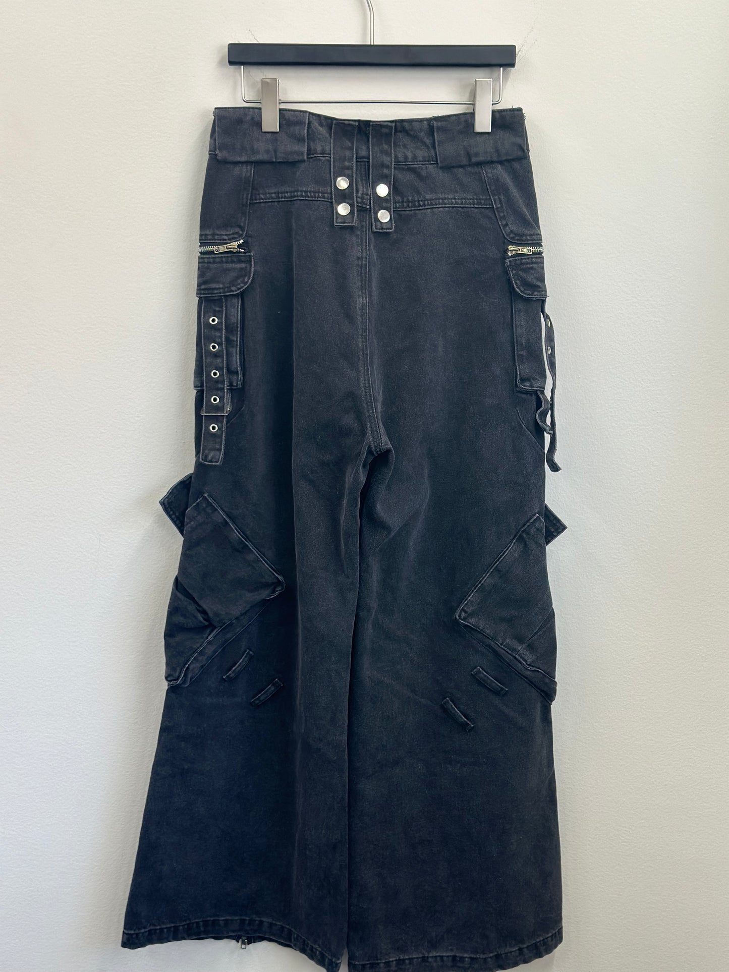 zip pocket cargo denim A3