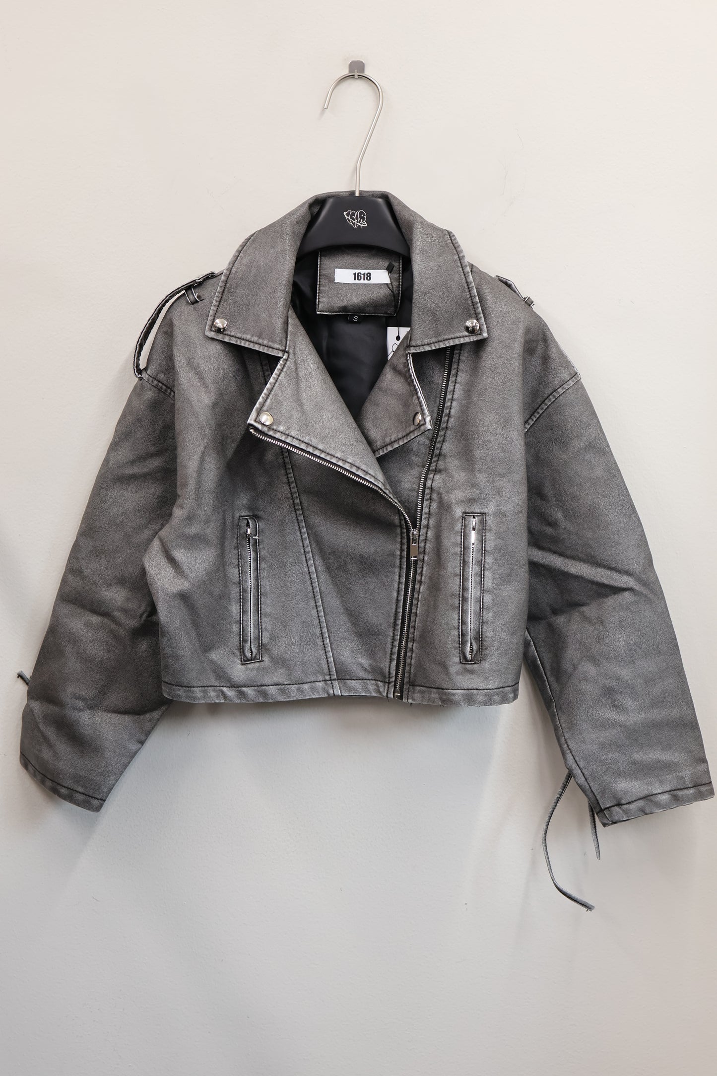 vintage leather jacket A386