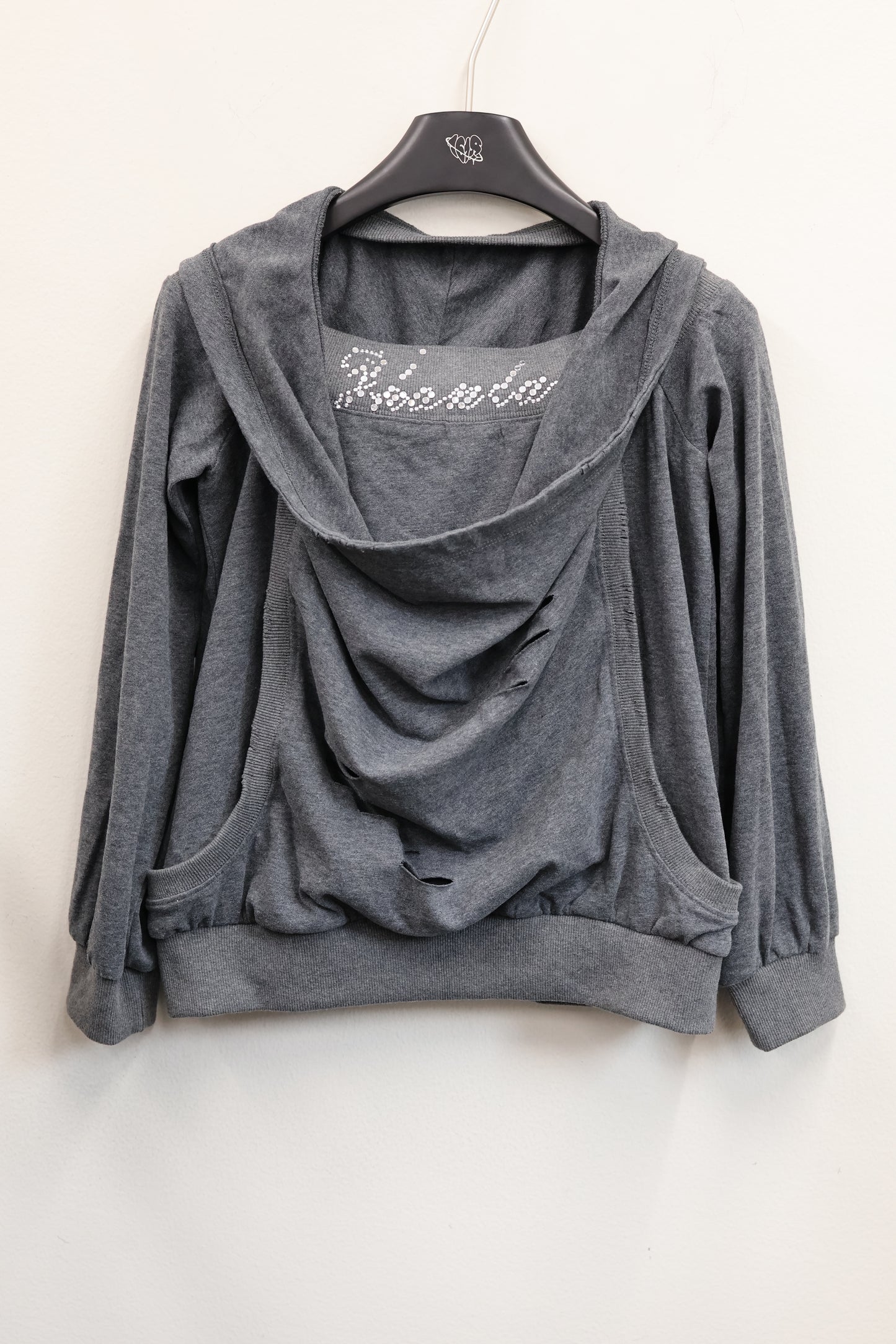 25-938 Drape Zip Hoodie A384