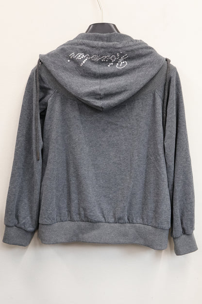 25-938 Drape Zip Hoodie A384