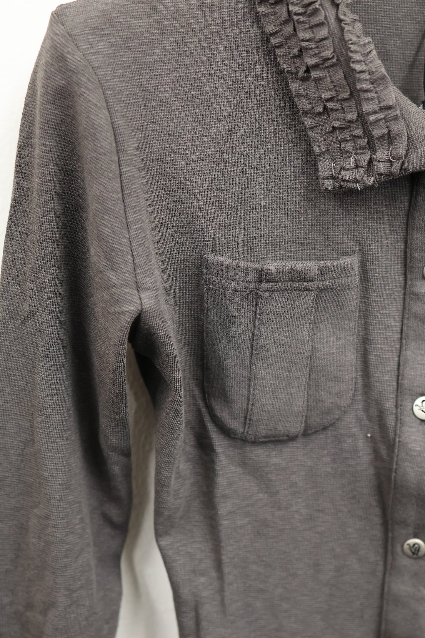 25-913 Shaggy Collar Top A381