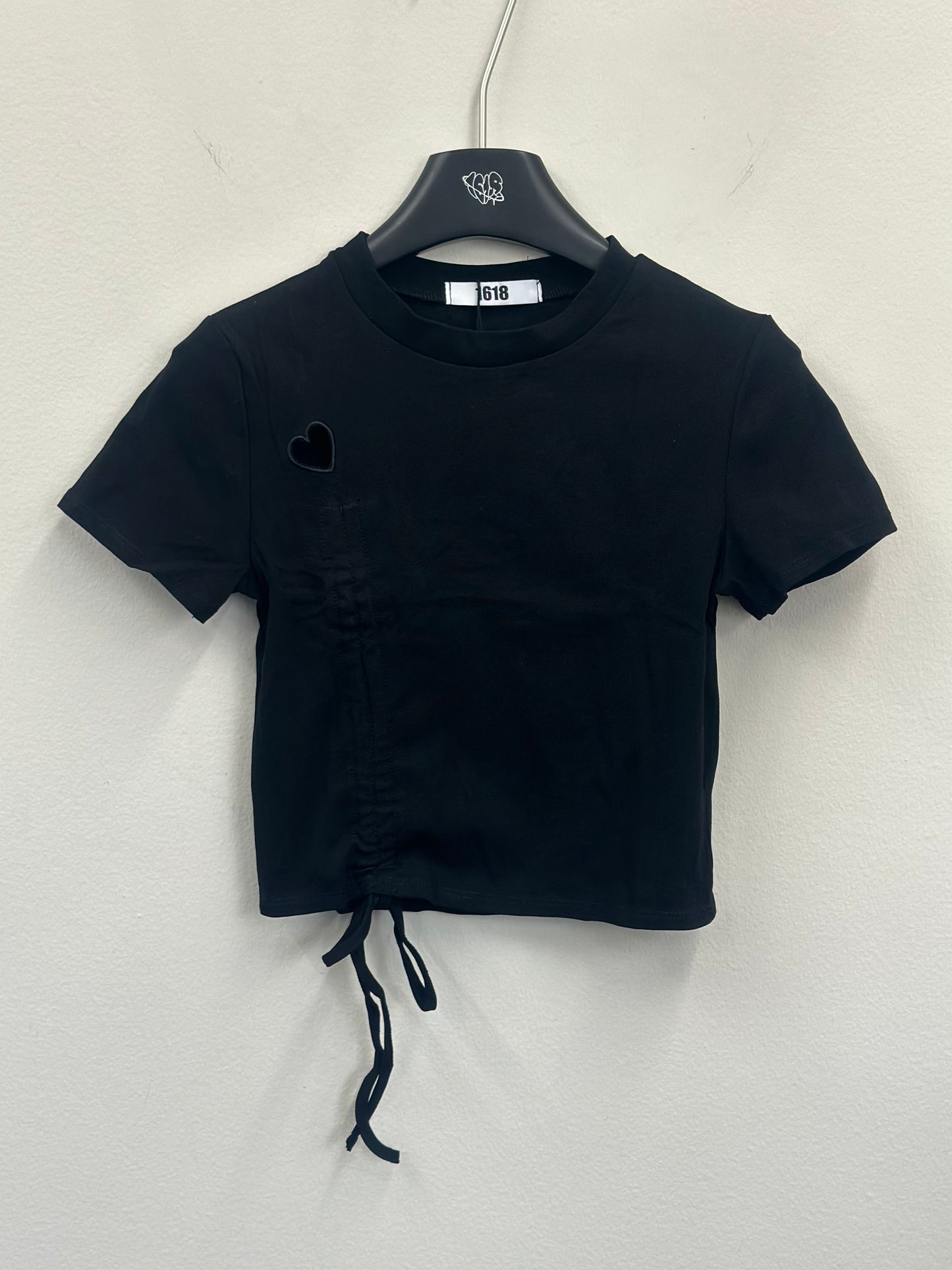 heart shirring tee A116