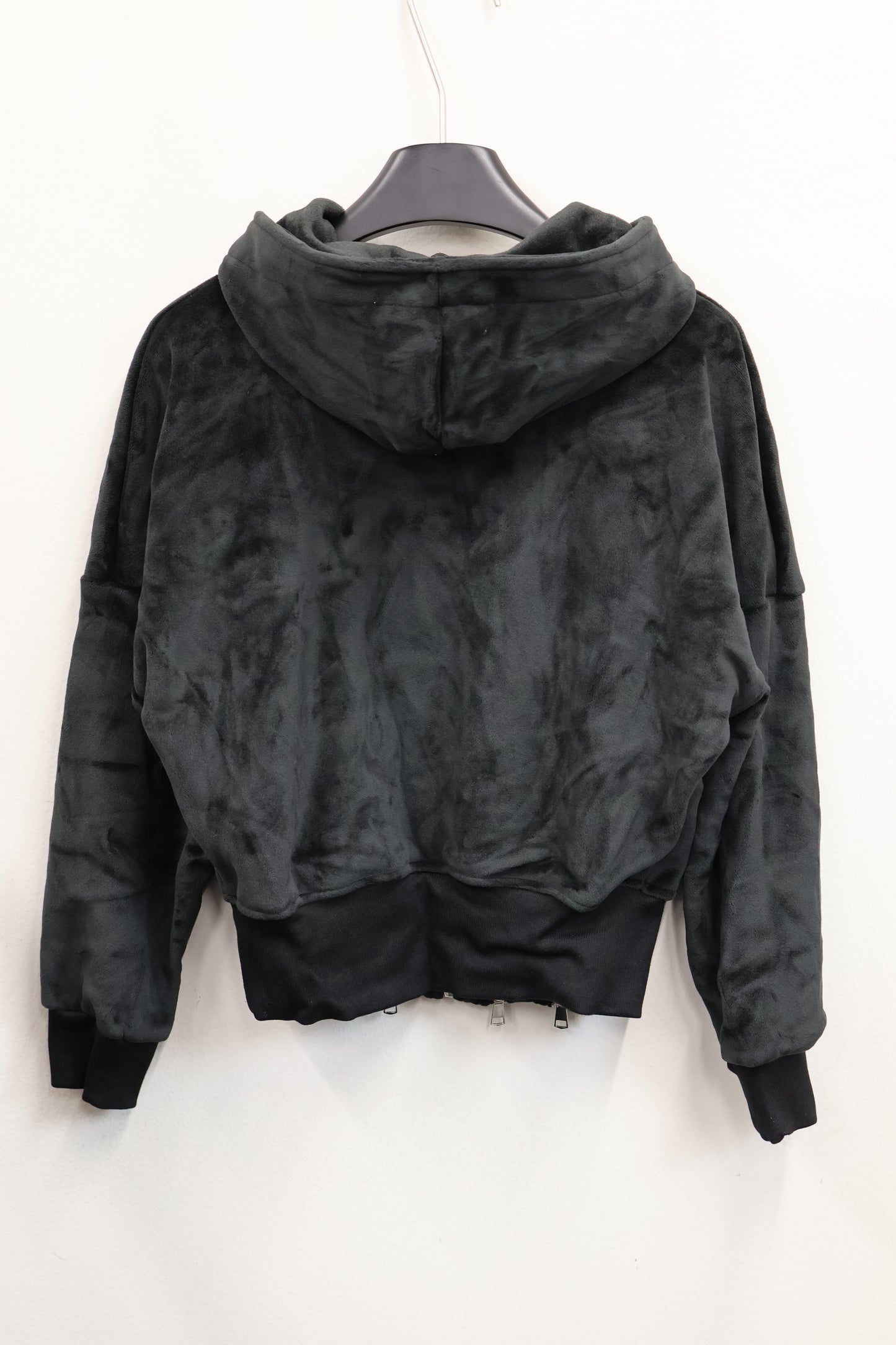 some zip corset short hoodie A374