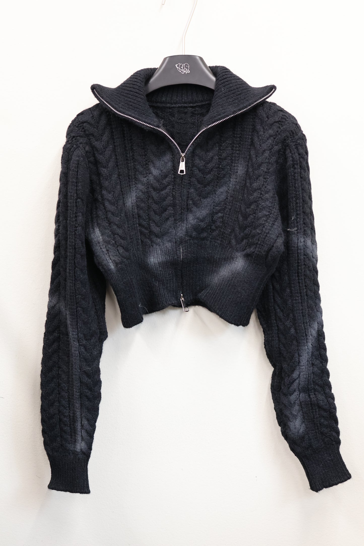 highjack  short zip knitA373