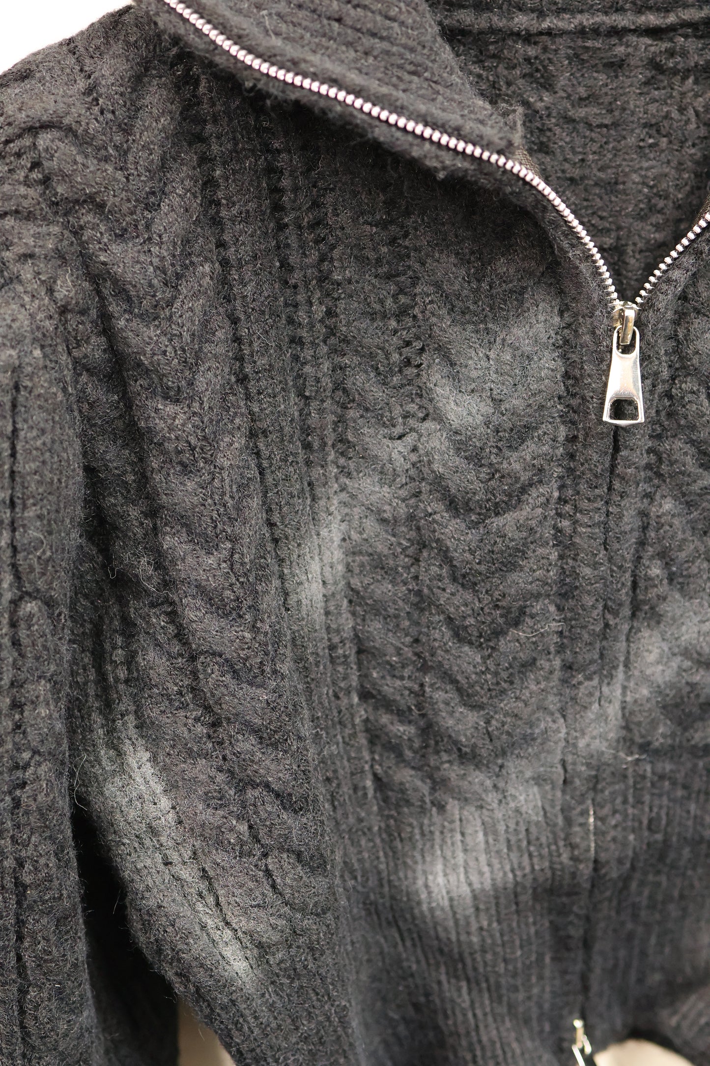 highjack  short zip knitA373