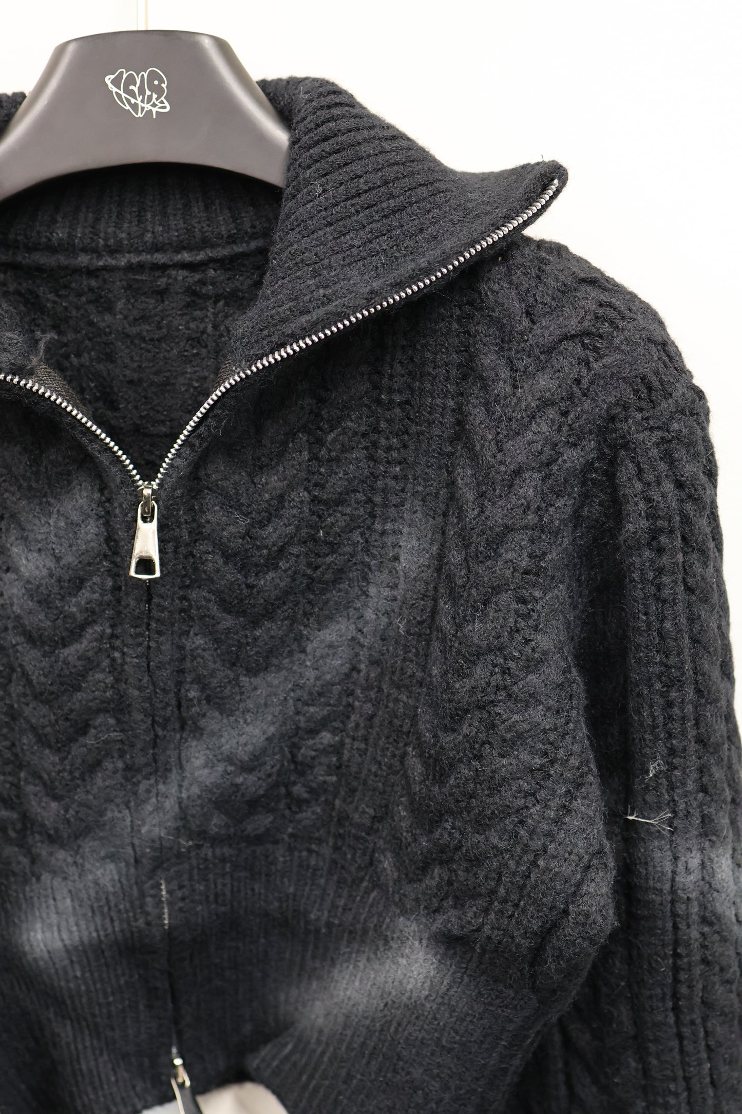 highjack  short zip knitA373