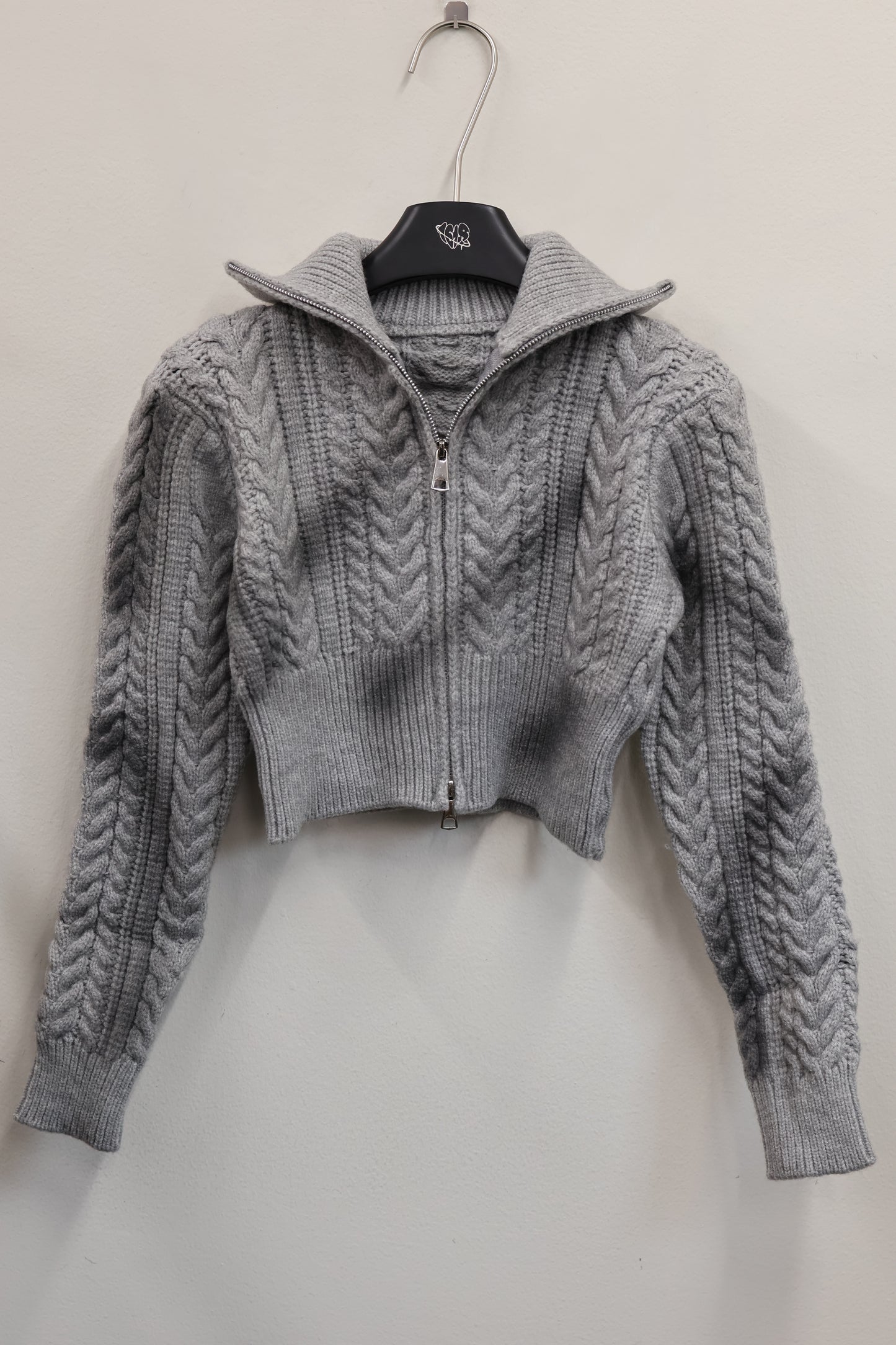 highjack  short zip knitA373