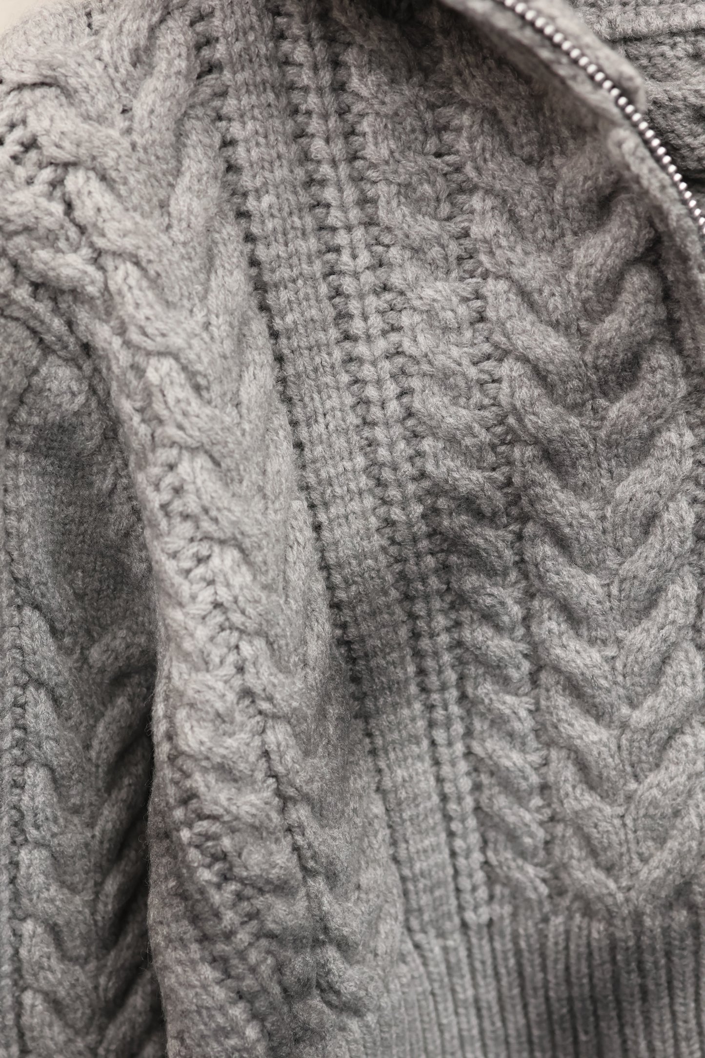 highjack  short zip knitA373