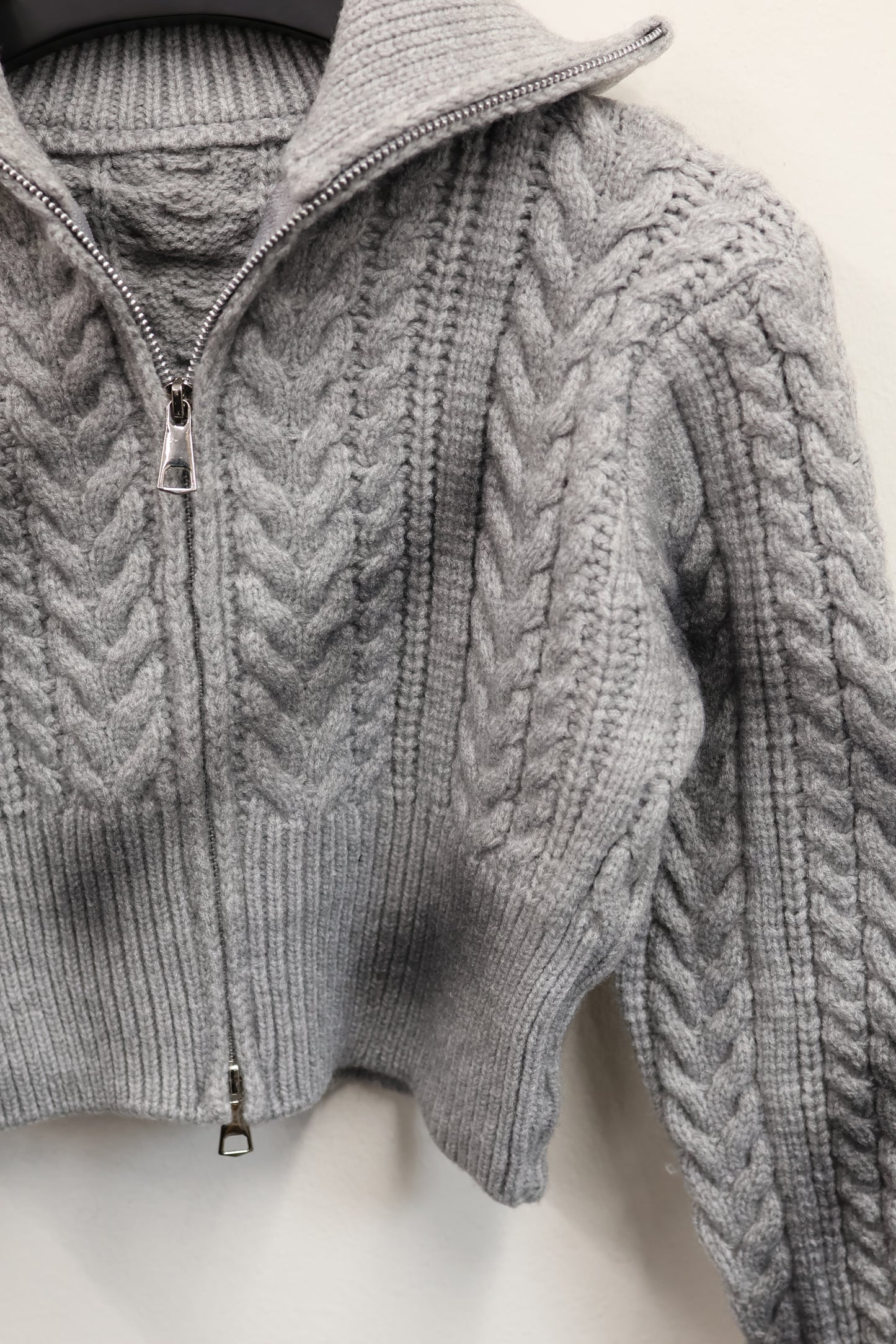 highjack  short zip knitA373