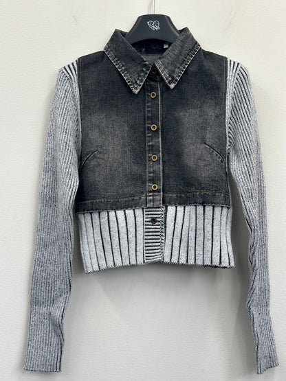denim knit A125