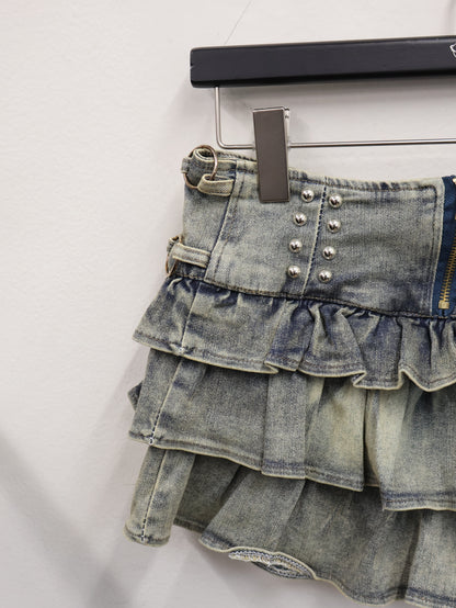 Tier Mini Skirt A491