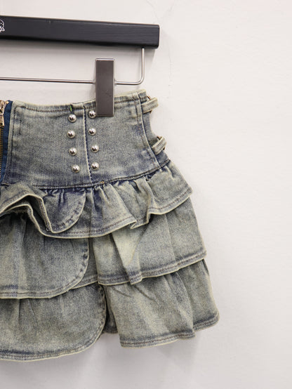 Tier Mini Skirt A491