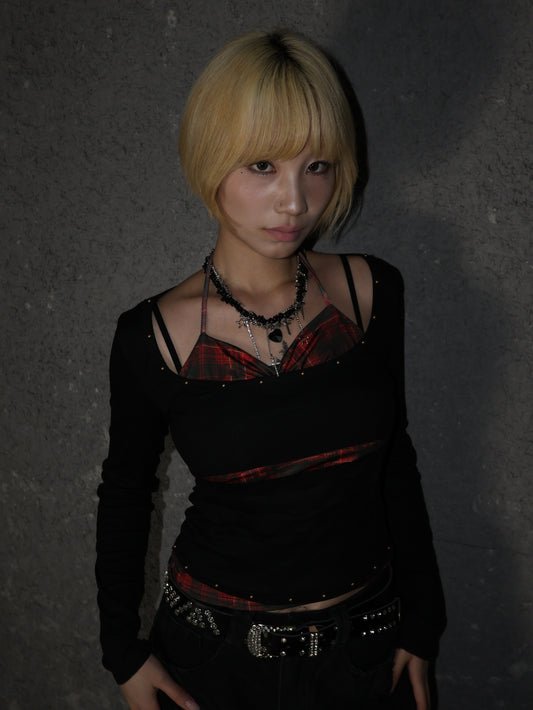 Rift Cutout Top A483