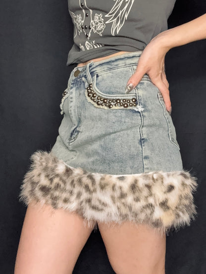 Wild Edge Denim Skirt A447